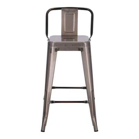 Hoker Paris Back short 66cm metaliczny
