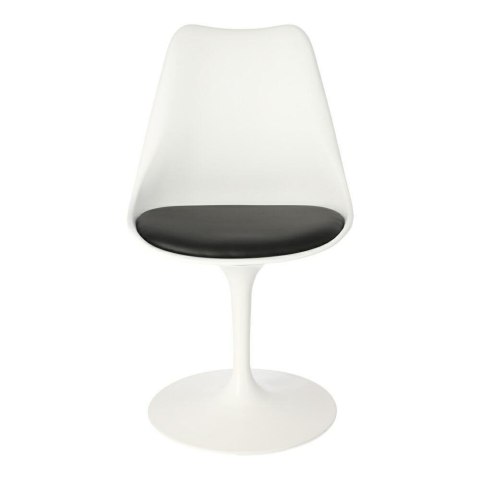 Krzesło Tulip Basic białe/czarna poduszk