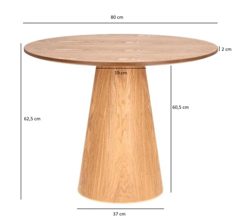 Stół kawowy Soleilo okrągły 80cm
