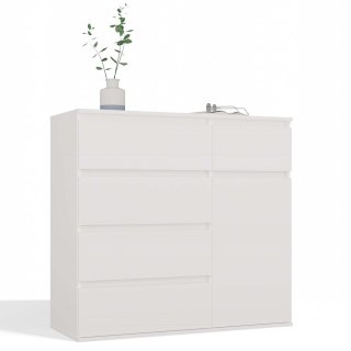 Komoda Malwa 1D5S BIAŁY