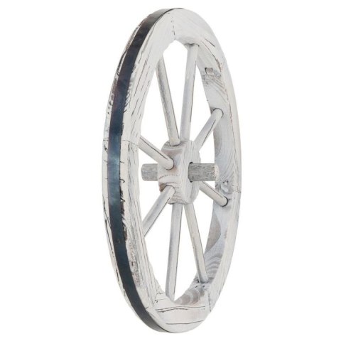 Garthen drewniane koło, stylowa rustykalna dekoracja - 45 c