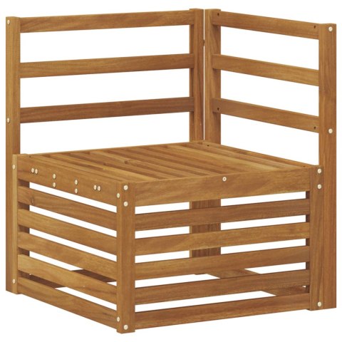 Zestaw sof na zewnątrz 7 Sztuka Naturalny Lite Drewno Akacji