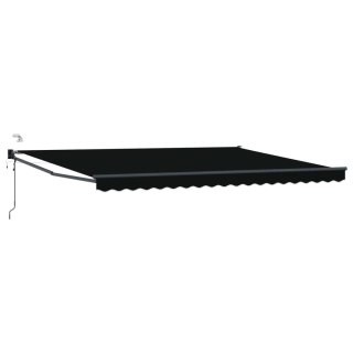 Markiza elektryczna z Czarny 4 × 3 m Aluminium