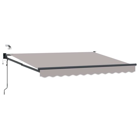 Markiza elektryczna z Jasnoszary 3 x 2,5 m Aluminium