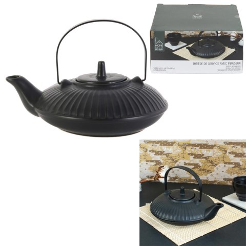 Imbryk ceramiczny Chan 600ml czarny