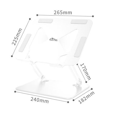 MEDIA-TECH PODSTAWKA POD LAPTOPA LAPTOP STAND MT2661W