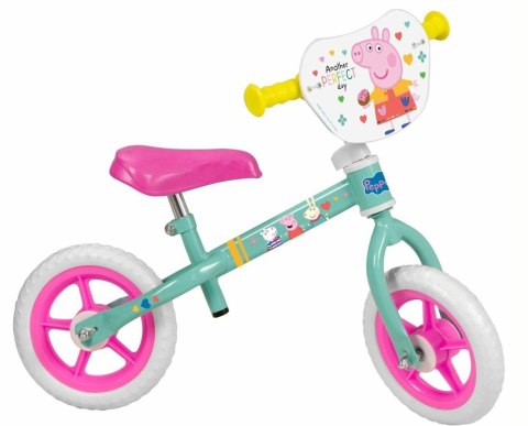 Rowerek biegowy 10" Świnka Peppa zielony 198 Green