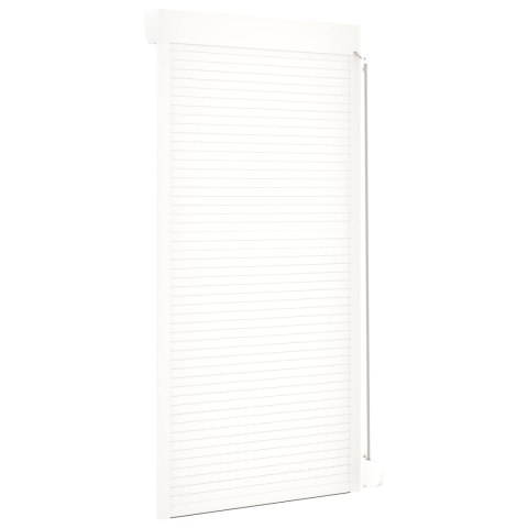 Roleta Biały 100 x 210 cm Aluminium i poliuretan