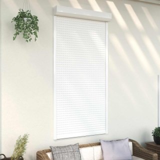 Roleta Biały 110 x 220 cm Aluminium i poliuretan
