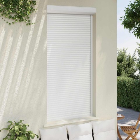 Roleta Biały 110 x 220 cm Aluminium i poliuretan