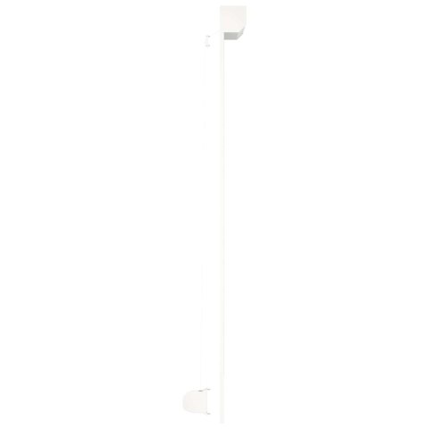 Roleta Biały 110 x 220 cm Aluminium i poliuretan