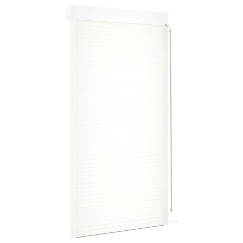 Roleta Biały 110 x 220 cm Aluminium i poliuretan