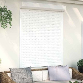 Roleta Biały 120 x 150 cm Aluminium i poliuretan