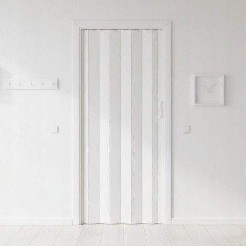 Drzwi harmonijkowe 001P-014-100 biały mat 100 cm