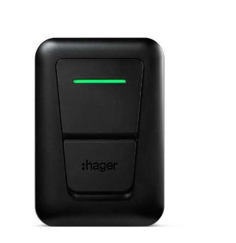 EVCS Stacja ładowania Hager witty one 11kW 3f RFID Bluetooth z gniazdem T2