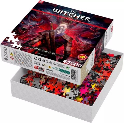 Good Loot Comic Book Puzzle: The Witcher (Wiedźmin) Corvo Bianco, 1000 elementów