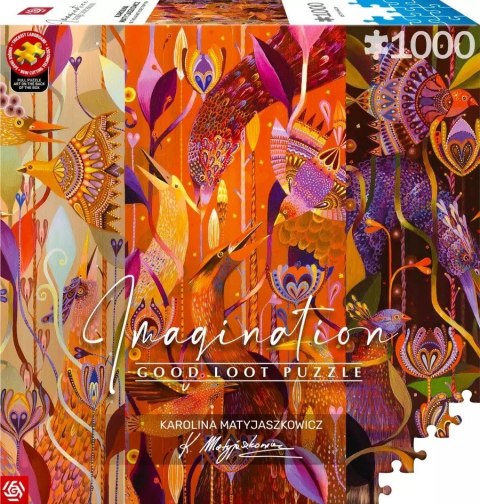 Good Loot Imagination Puzzle: Karolina Matyjaszkowicz - W Ptasim Gąszczu Tryptyk, 1000 elementów