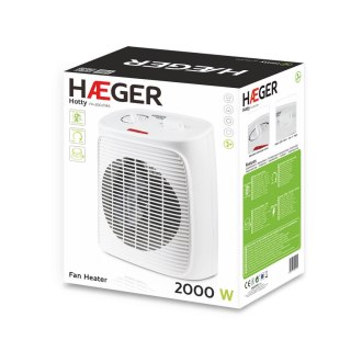 Termowentylator przenośny Haeger Hotty Biały 2000 W