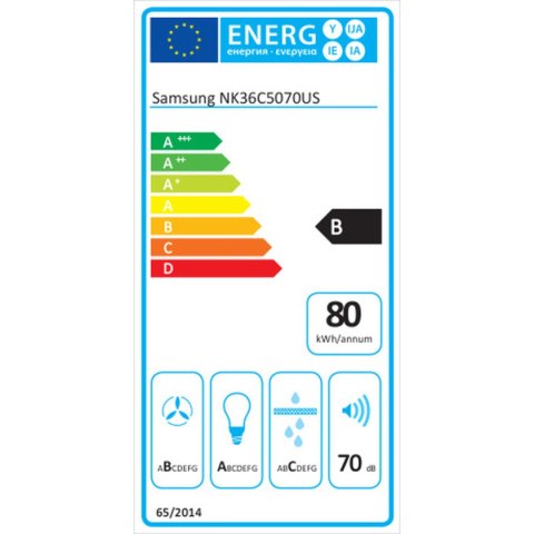 Okap konwencjonalny Samsung NK36C5070USUR Stal (Odnowione D)