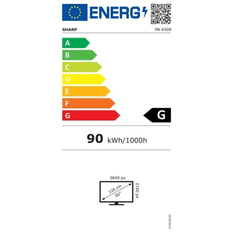 Monitor Videowall Sharp 60006182 4K Ultra HD 50" (Odnowione A)