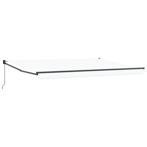 Markiza Biały 450 x 300 x 165 cm Poliester i Metal