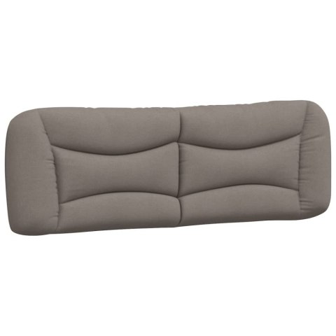 Rama łóżka z LED bez materaca Hvar Taupe 160x200 cm Tkanina