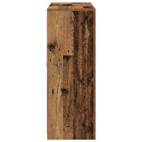 Komoda LED Ze LED Lights Stare drewno 181,5 x 37 x 100 cm