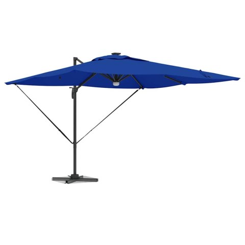 Parasol Roma Niebieski 286 x 284 x 270 cm Aluminium i Poliester