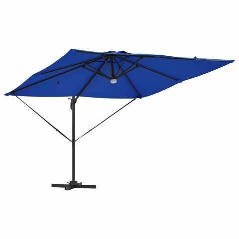 Parasol Roma Niebieski 286 x 284 x 270 cm Aluminium i Poliester