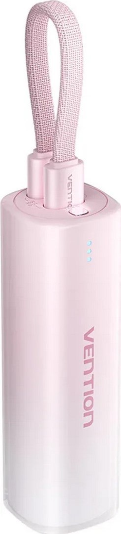 Powerbank Vention 20W PD USB-C Lightning 5000 mAh różowyi gradient