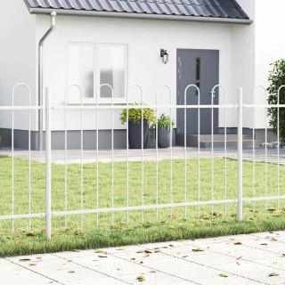 Ogrodzenie Ogrodowe 5 pcs Biały 8,5 x 1 m