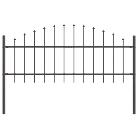 Ogrodzenie Ogrodowe 6 pcs Szary 170 x 140 cm