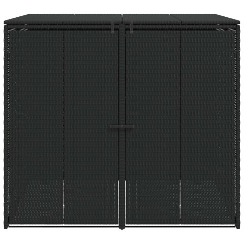 Pojemnik na śmieci 2 pcs Czarny 65 x 80 x 115 cm Polietylen