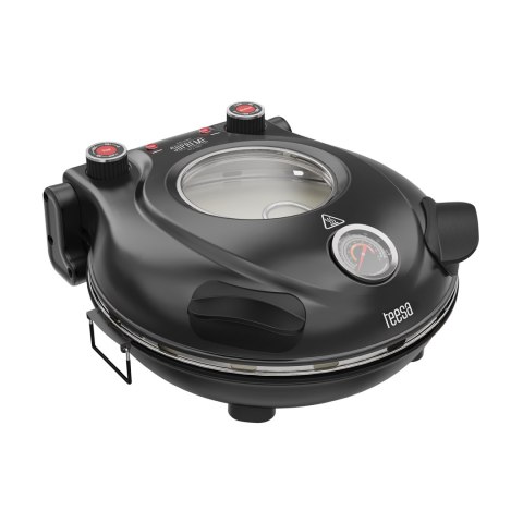 Piec do pizzy TEESA SUPREME, 1200 W, 32 cm , okienko , wyjmowany kamień
