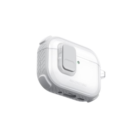 Etui do słuchawek AirPods Pro 3 Titan Pro Mag Case Clear - białe