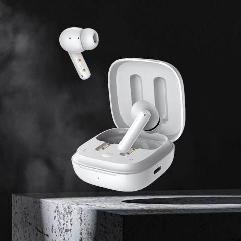 Słuchawki bezprzewodowe dokanałowe T13 ANC IPX5 Bluetooth - białe