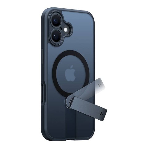 Etui TORRAS Pstand Spin do iPhone 16 (czarne)