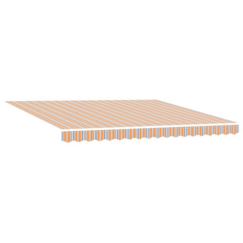 Markiza zwijana Pomarańczowy i Szary 400 × 300 cm