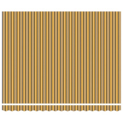 Markiza zwijana Żółty i Szary 400 × 300 cm Canvas i Aluminium