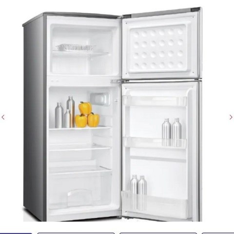Lodówka MPM-125-CZ-11/E srebrna 115cm dark inox