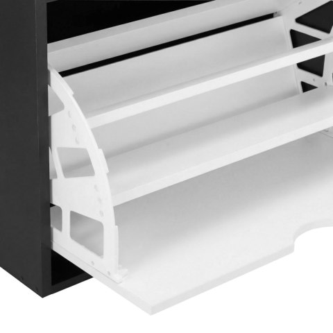 Szafka na buty HEDOR BLACK/WHITE
