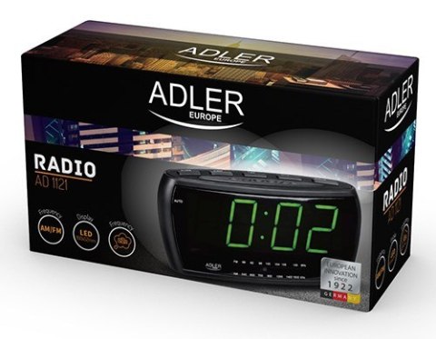 Radiobudzik Adler (kolor czarny)