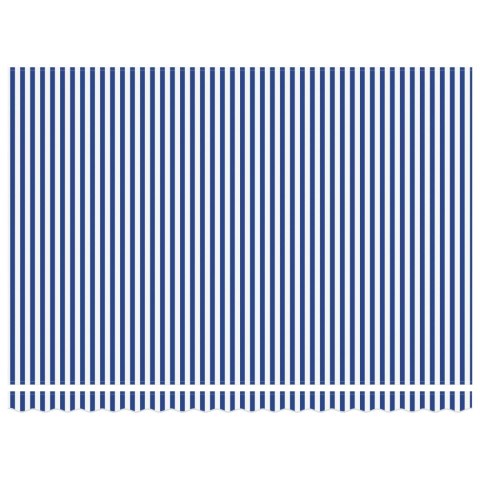 Elektryczna Rozkładana Markiza Niebieski i biały 5 x 3 m