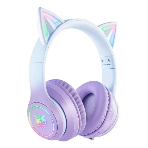 Słuchawki gamingowe ONIKUMA B90 Bluetooth (niebiesko-fioletowe)