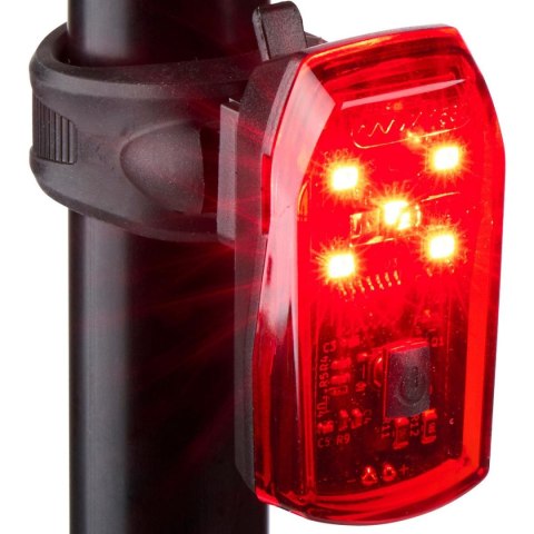 LAMPKA ROWEROWA NA TYŁ 5 LED DUNLOP K-MARK