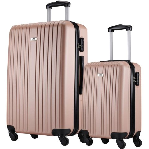 ZESTAW 2 WALIZEK 18 i 26 CALE SLAZENGER ROSE GOLD