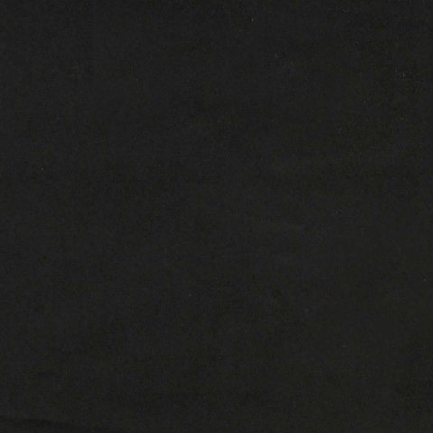 Rama łóżka bez materaca, Hanko, czarna, 200x200 cm, aksamitna