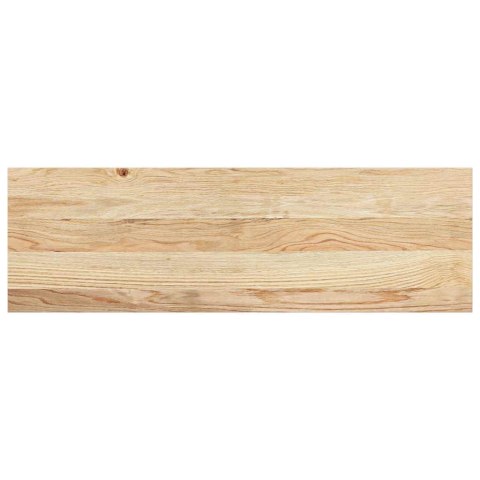 Stopnie schodowe, 8 szt., surowe 80x25x2 cm lite drewno dębowe