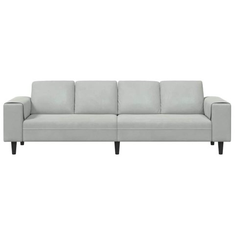 Sofa do salonu Jasnoszary 250 x 77 x 76 cm