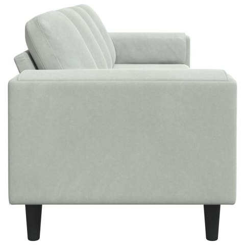 Sofa do salonu Jasnoszary 250 x 77 x 76 cm